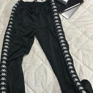 Black Kappa Sweats